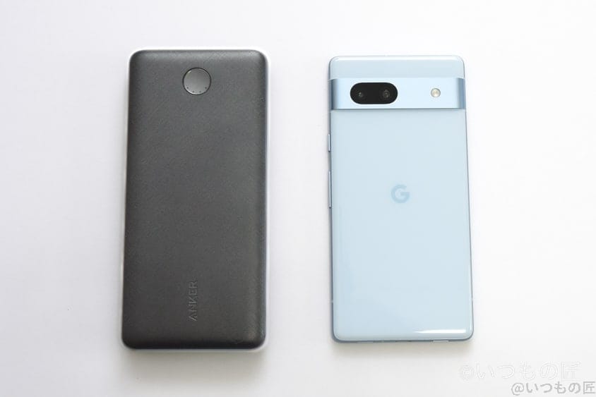 google pixel 7aとモバイルバッテリー | スマホを検証してみた Google Pixel 7aとモバイルバッテリー